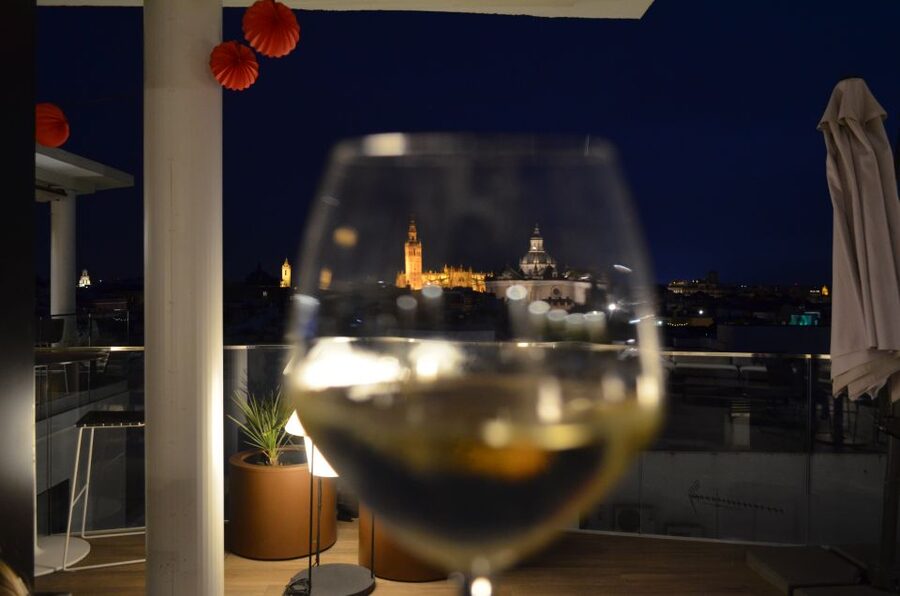 Seville: Flamenco Show & Roof Dinner with Cathedral Views - A three-hour Seville night with two very different moods