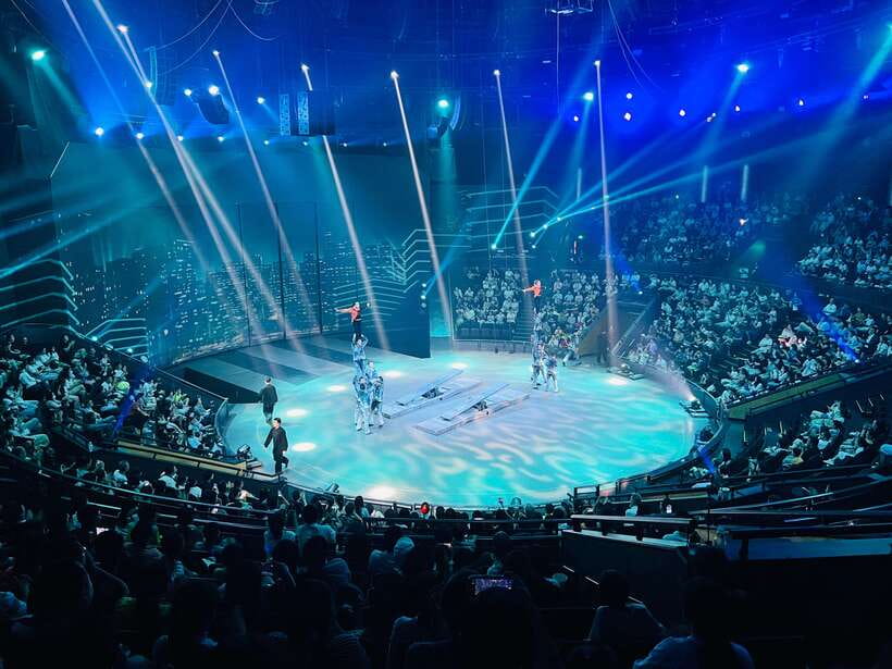 Shanghai: Circus World ERA Theatre Acrobatics Ticket - The performance, from plate spinning to the motorcycle cage