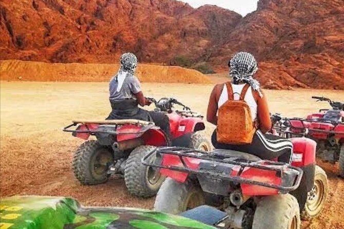 Sharm: Quad Bike or Car Buggy, Camel ride & optional VIP Bedouin Dinner & Show - Equipment and safety deserve close attention