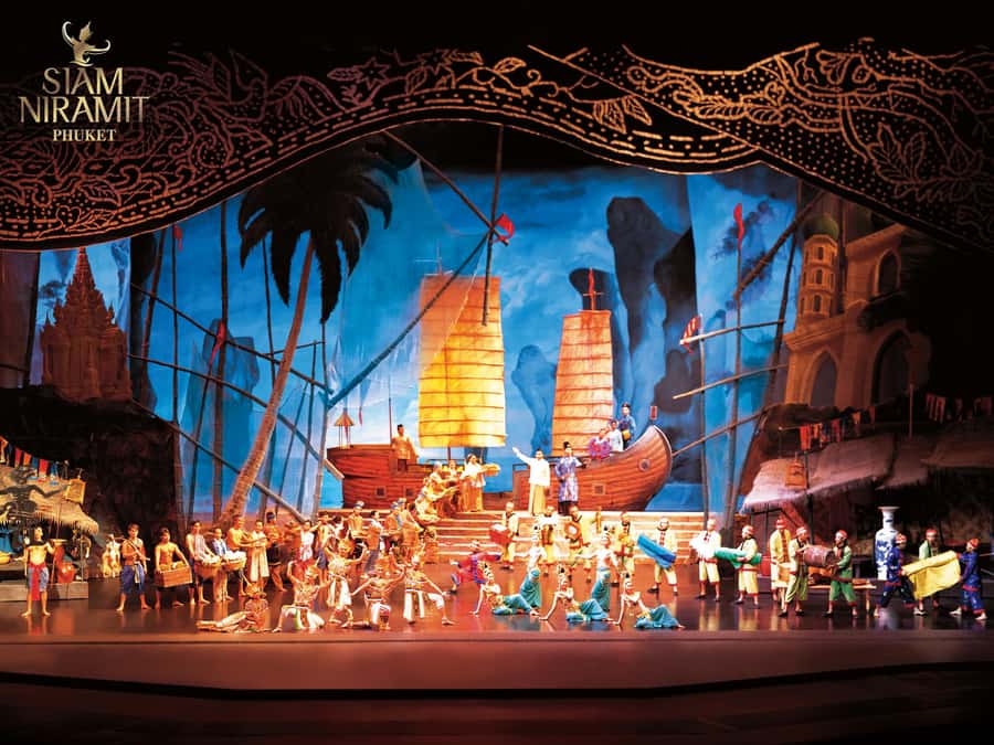 Siam Niramit Phuket Show Ticket with Dinner & Transfers - A four-hour evening built around the 8:30 show
