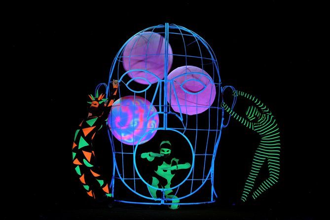Skip the Line: WOW Show Black Light Theater in Prague Ticket - The 65-minute performance from beginning to end