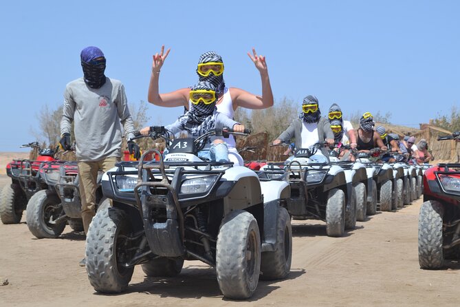 Super Safari ATV, Drive Buggy Car, Camel Ride, Bedouin Dinner, Show-Hurghada - Pickup from Hurghada and the first desert stop
