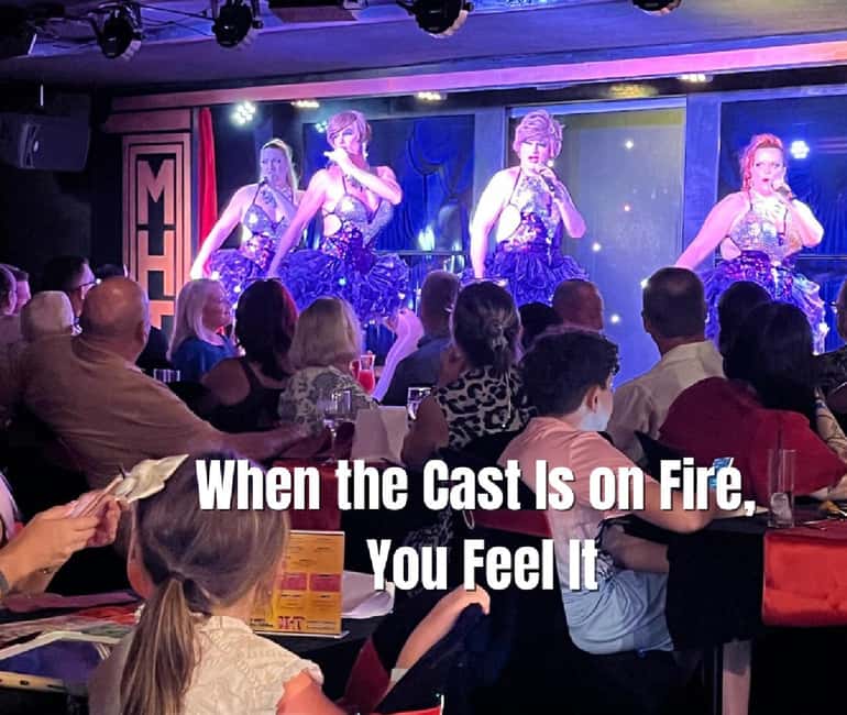 Tenerife: MHT Comedy Drag Dinner Show - Dinner arrives between the laughs
