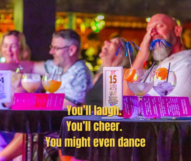 Tenerife: MHT Comedy Drag Dinner Show - The main production brings the costumes and vocals