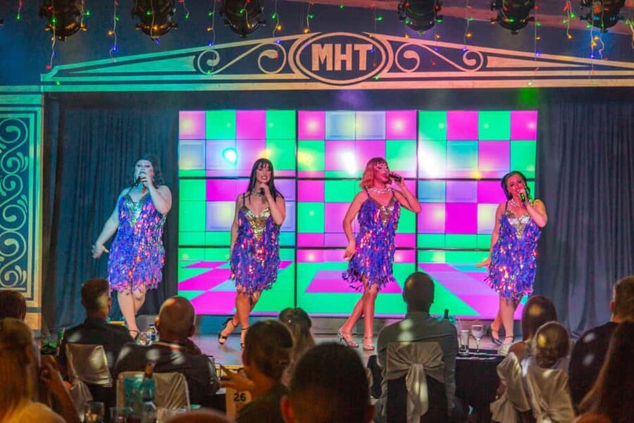 Tenerife: MHT Comedy Drag Dinner Show - The meet and greet is a useful extra