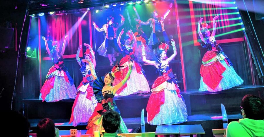 Tokyo GINZA: KONPARU Japanese Cabaret Show with Drink - What happens during the 50-minute KONPARU show