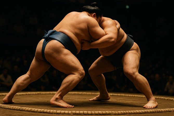 Tokyo Shinjuku Sumo Show & Experience with Photo - Watching real wrestlers show speed and control