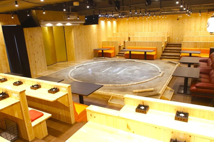Tokyo: Sumo Show Experience with Chicken Hot Pot and a Photo - The retired wrestlers bring the energy