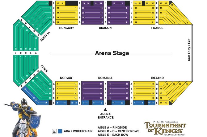 Tournament of Kings Dinner and Show at Excalibur Hotel and Casino - Merlin, kingdoms, and a simple story