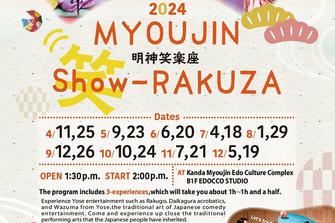 Traditional Japanese Comedy, Juggling & Magic Live Show in Tokyo - Who will enjoy this show most