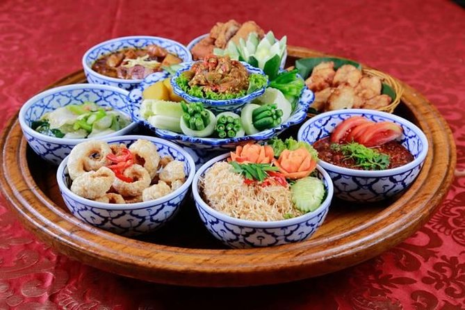 Traditional Khantoke Dinner and Show from Chiang Mai - Northern Thai dishes served family-style