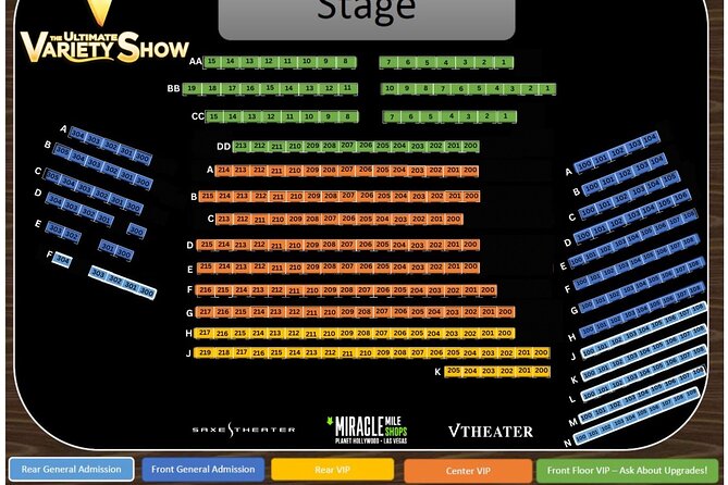 V - The Ultimate Variety Show at Planet Hollywood Resort and Casino - Is $37.40 a fair price?