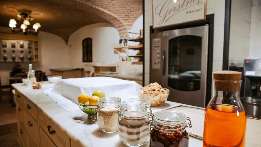 Vienna: Gerstner KuK Hofzuckerbäcker Baking Show & Tasting - The art of stretching Viennese strudel dough