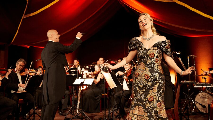 Vienna: Johann Strauss Dinner Show at the Prater - The first act: Strauss, waltzes, and a welcoming conductor