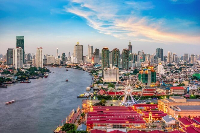 White Orchid Sunset Dinner Cruise Calypso Ladyboy Cabaret Show - Watching Bangkok from the Chao Phraya